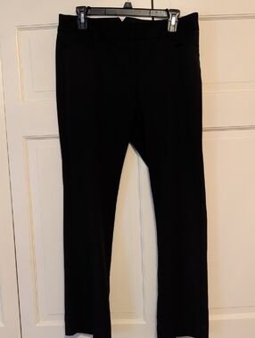 Express Women's Black Straight-Leg Ponte Pants